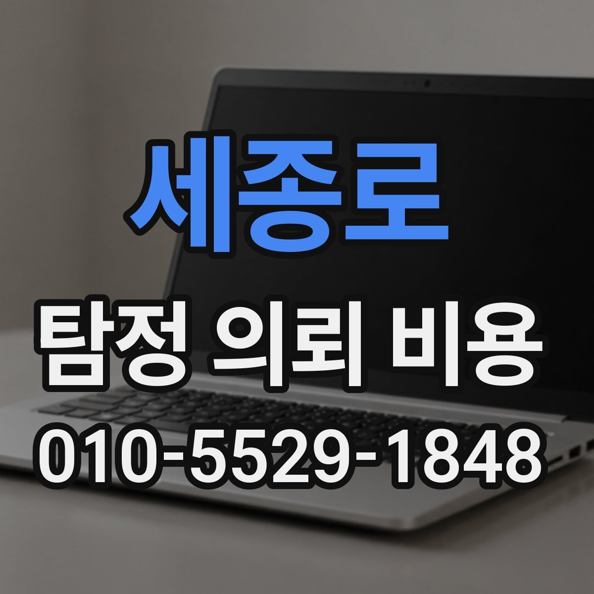 세종로 탐정 의뢰 비용