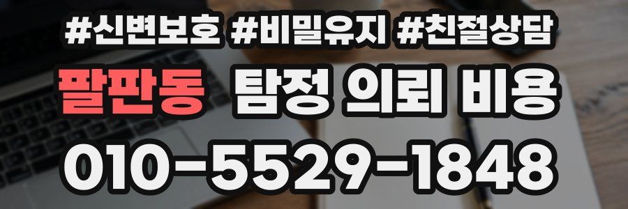팔판동 탐정 의뢰 비용