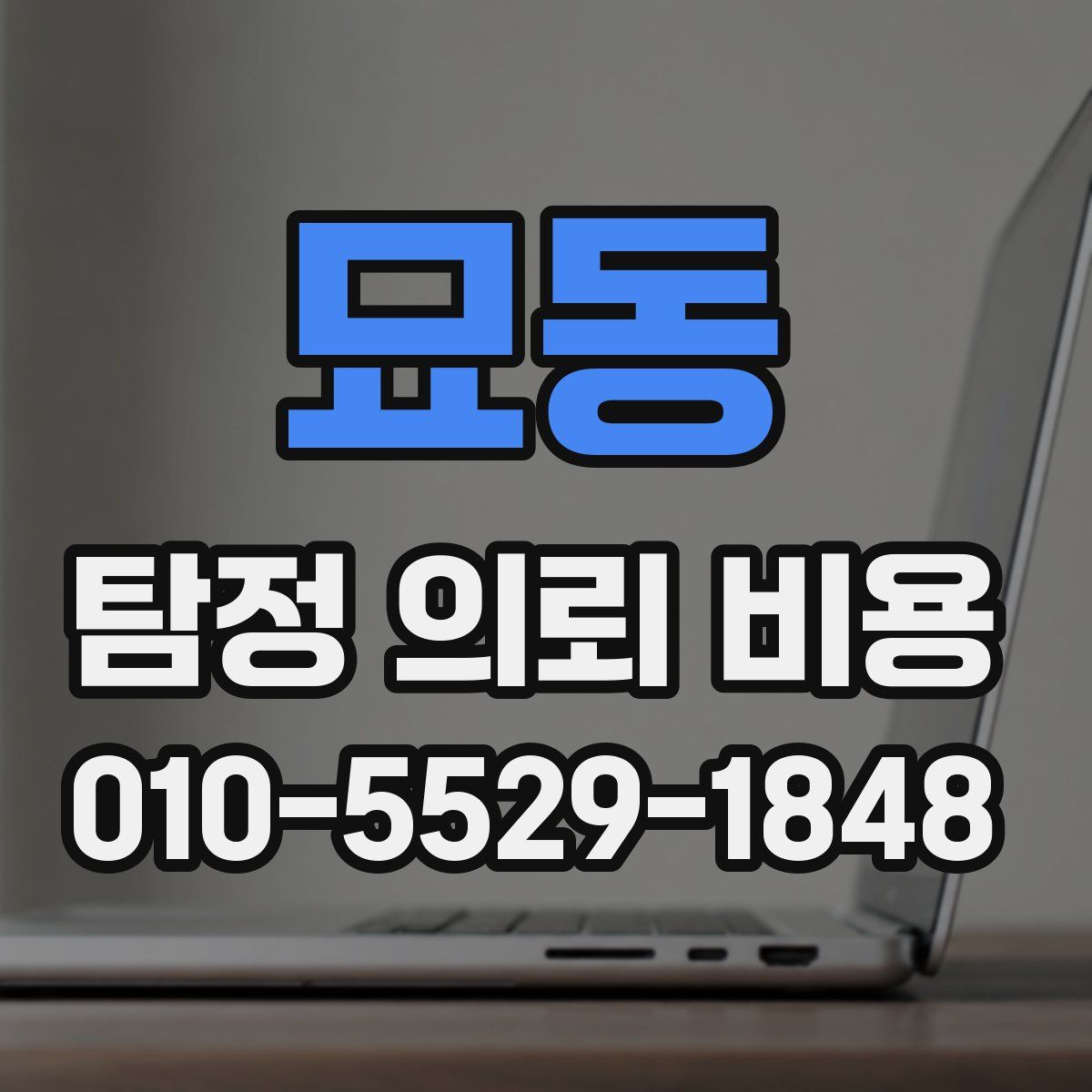 묘동 탐정 의뢰 비용