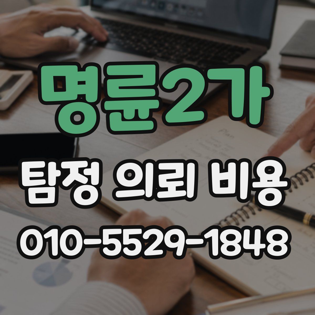 명륜2가 탐정 의뢰 비용