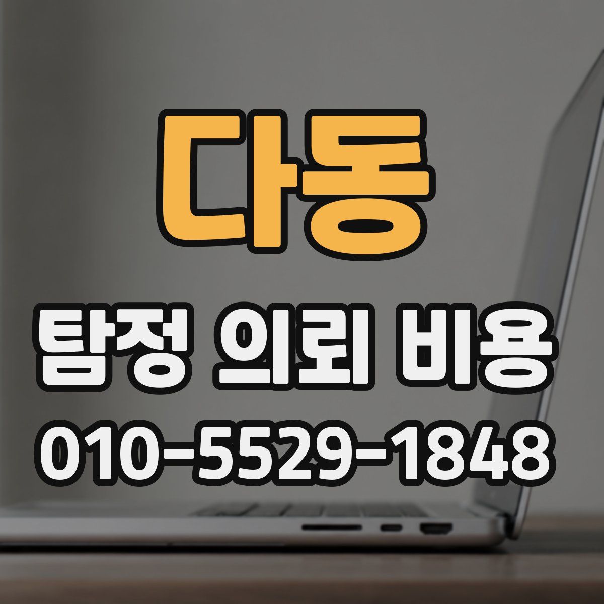 다동 탐정 의뢰 비용
