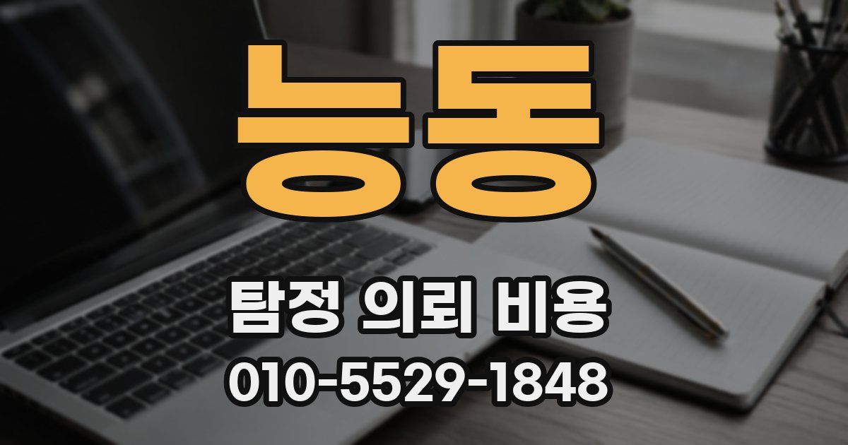 능동 탐정 의뢰 비용