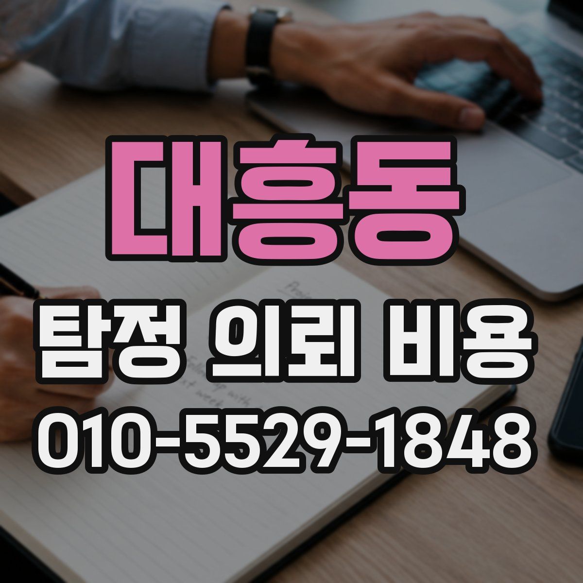 대흥동 탐정 의뢰 비용