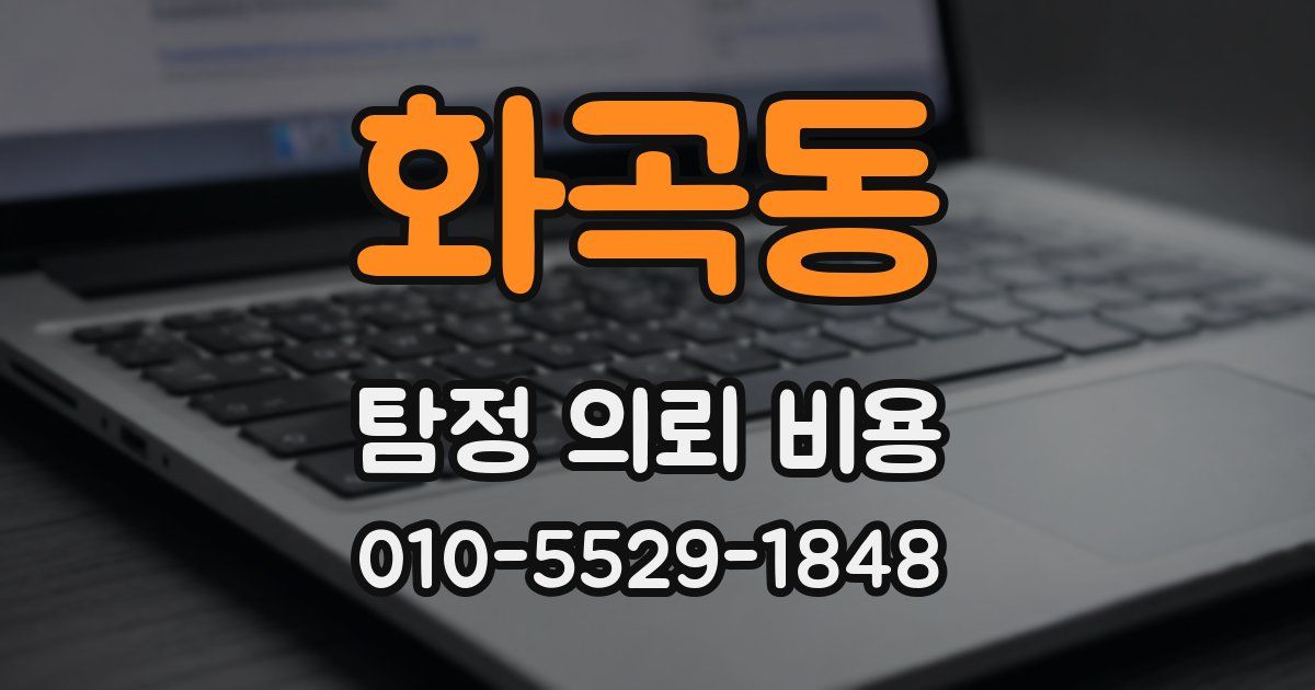 화곡동 탐정 의뢰 비용