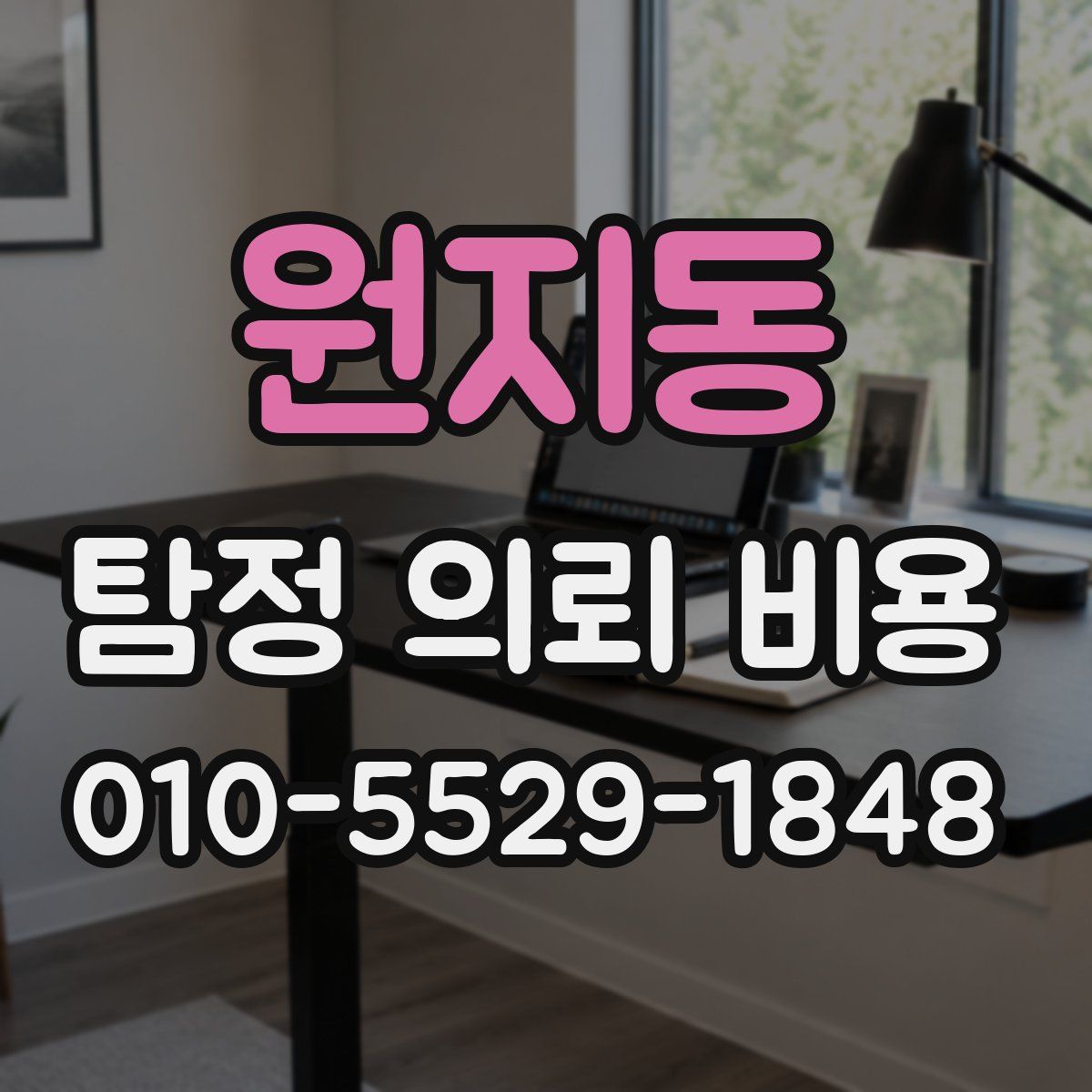 원지동 탐정 의뢰 비용