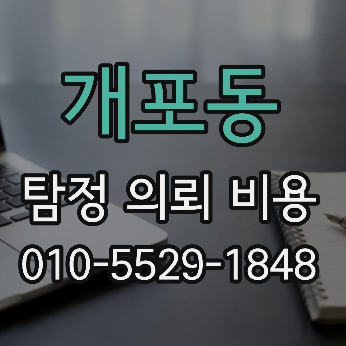 개포동 탐정 의뢰 비용