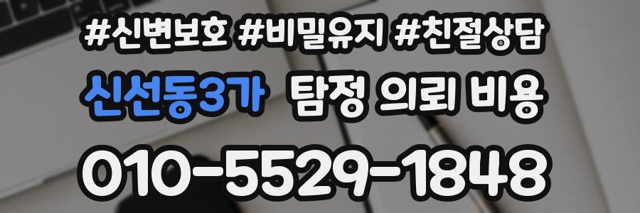신선동3가 탐정 의뢰 비용