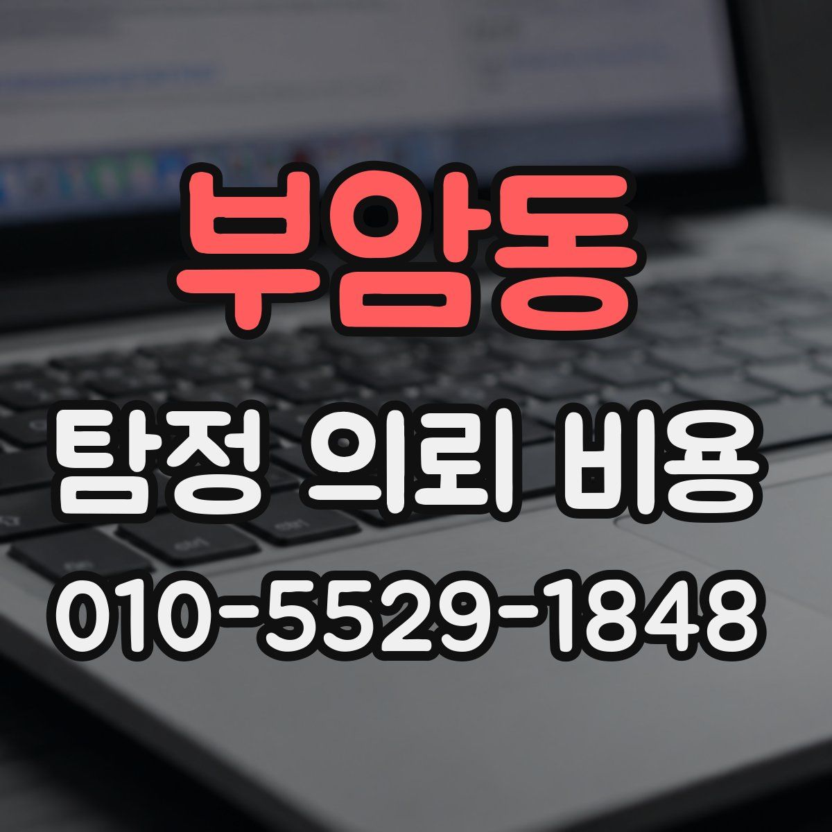 부암동 탐정 의뢰 비용
