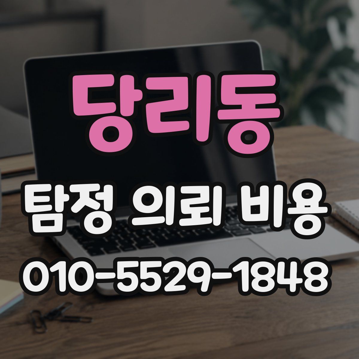 당리동 탐정 의뢰 비용
