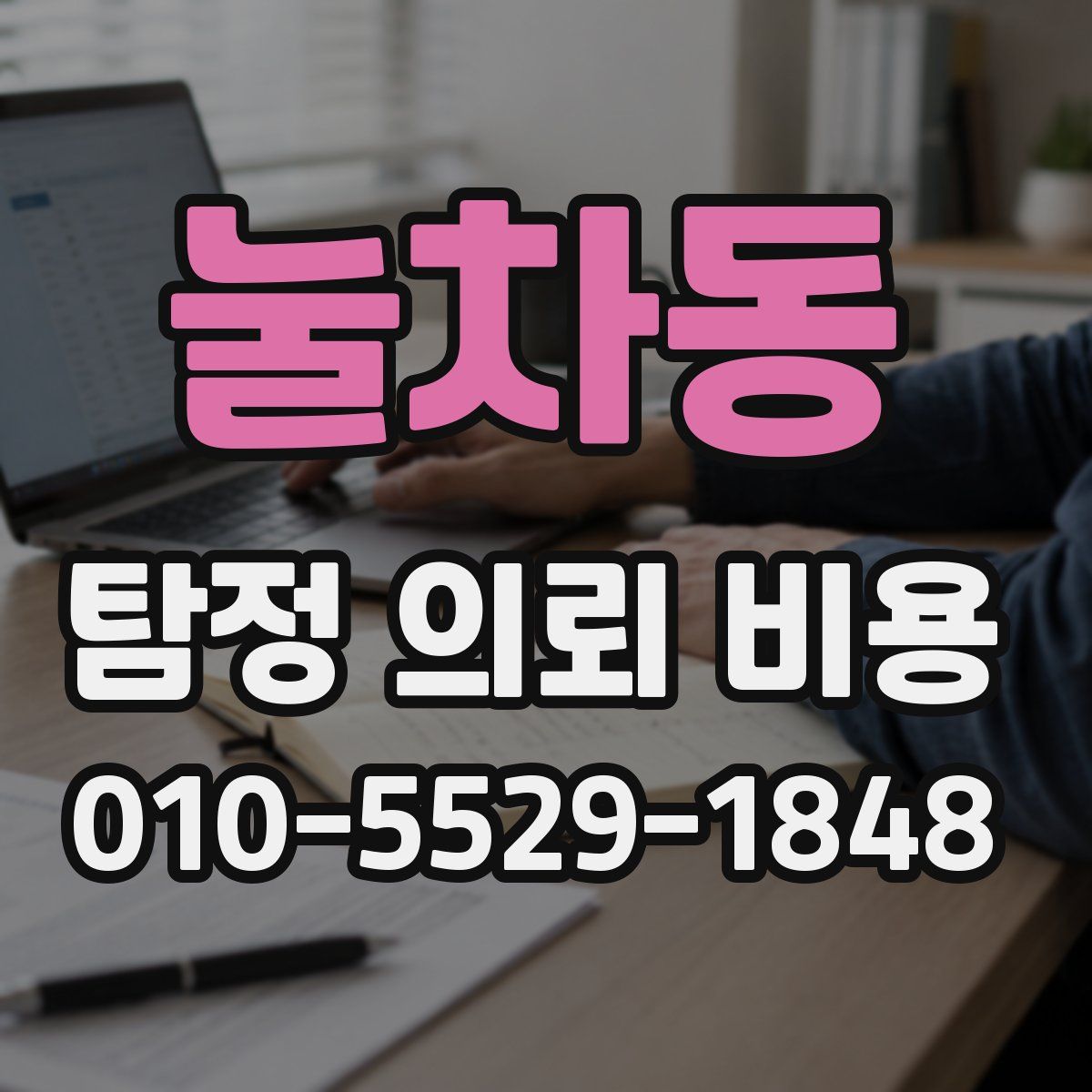 눌차동 탐정 의뢰 비용