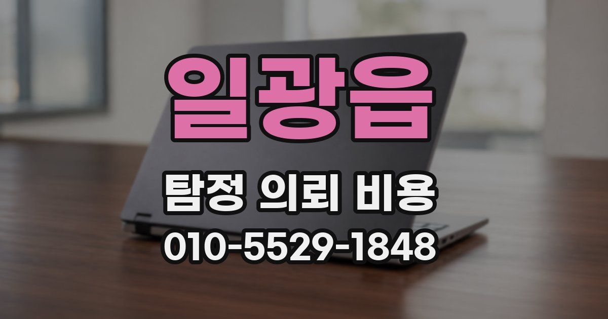 일광읍 탐정 의뢰 비용