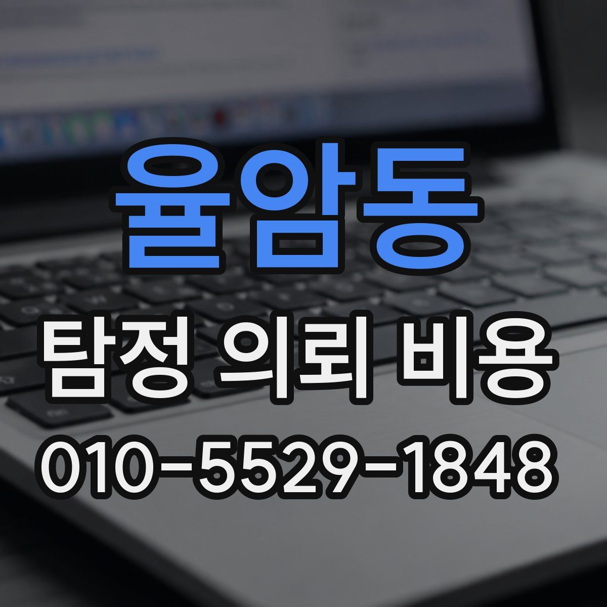 율암동 탐정 의뢰 비용
