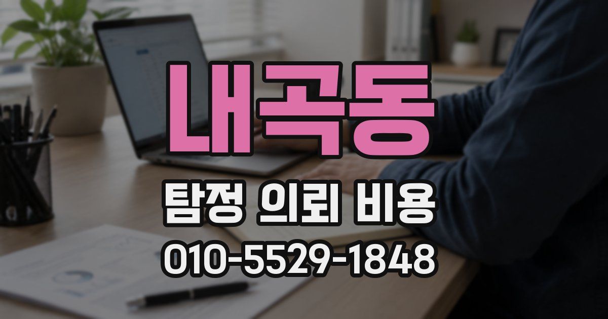 내곡동 탐정 의뢰 비용