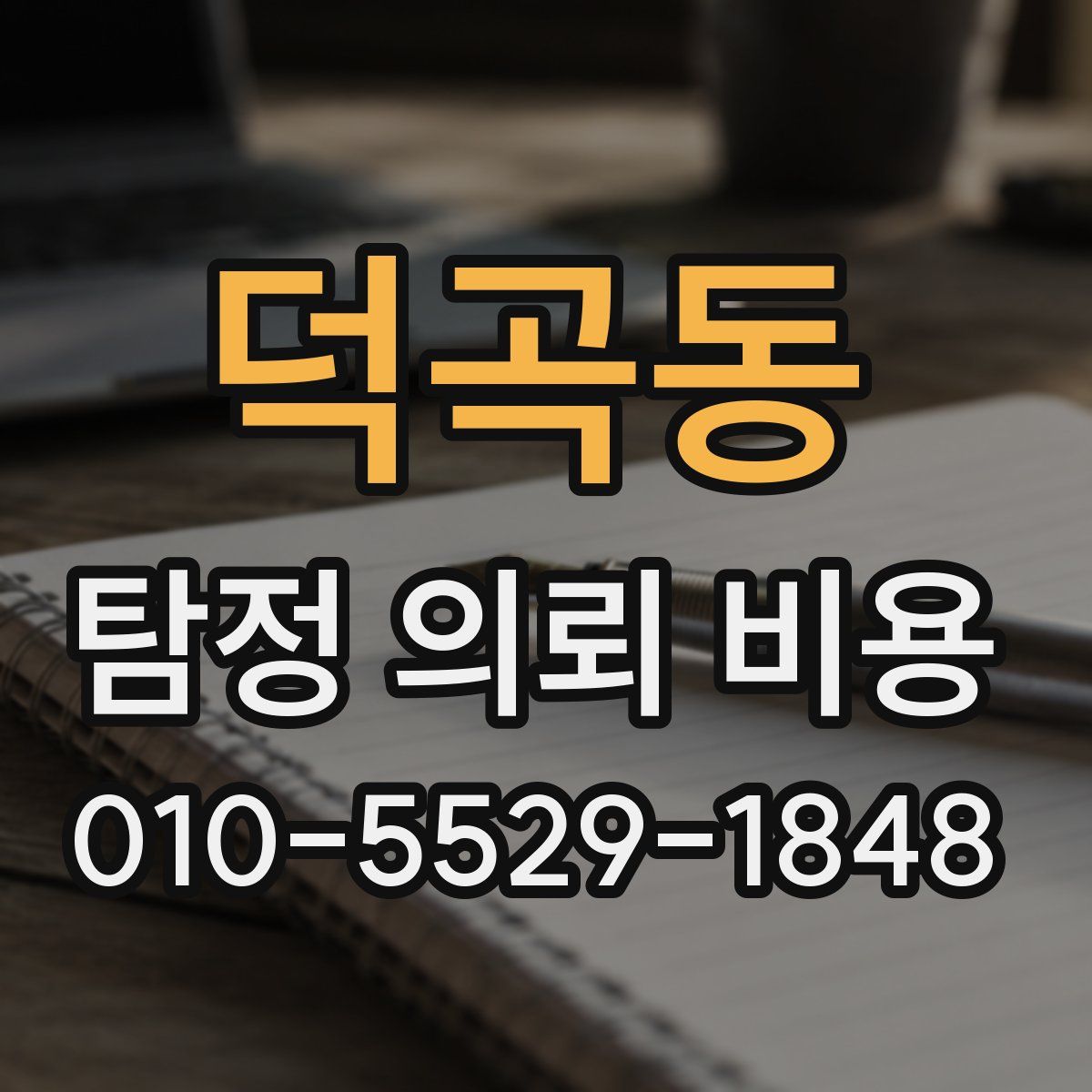 덕곡동 탐정 의뢰 비용
