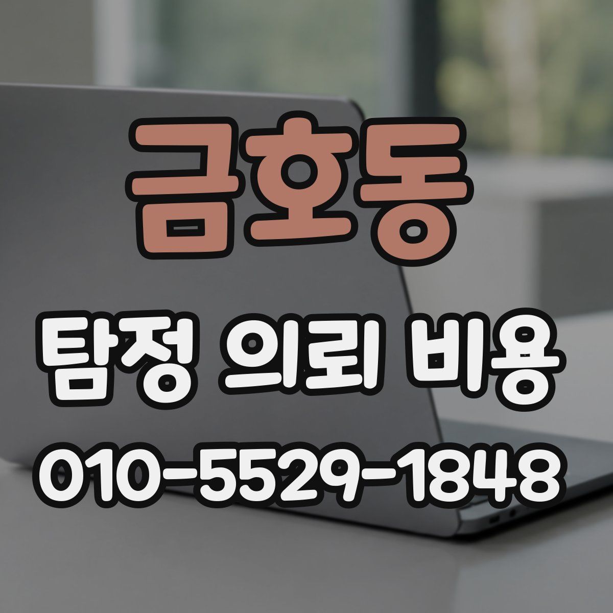 금호동 탐정 의뢰 비용