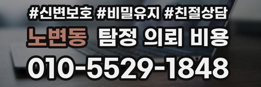 노변동 탐정 의뢰 비용