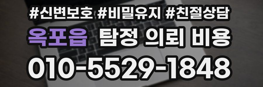 옥포읍 탐정 의뢰 비용