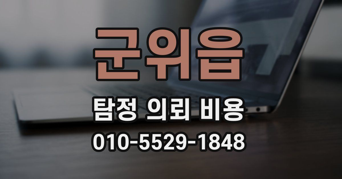 군위읍 탐정 의뢰 비용