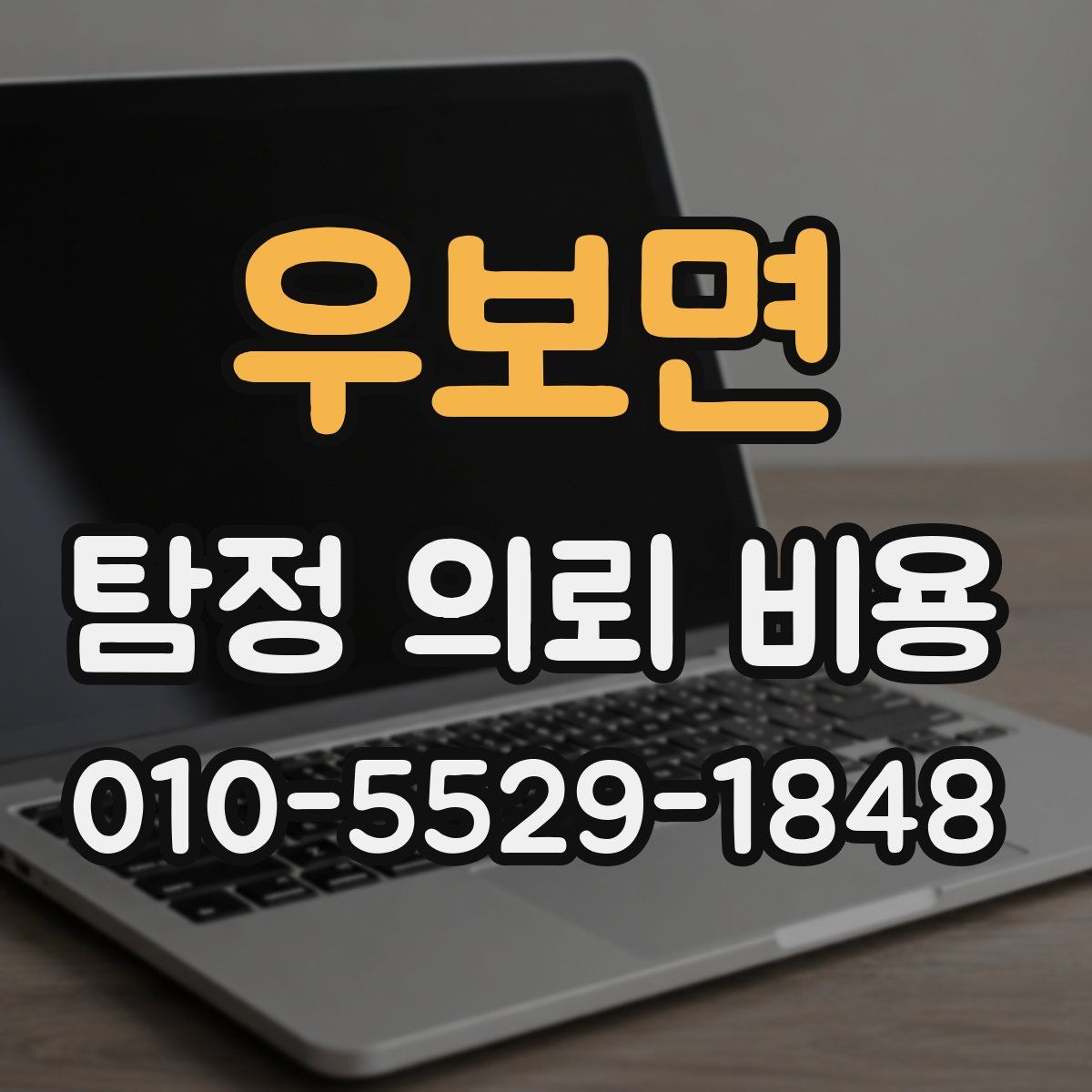 우보면 탐정 의뢰 비용