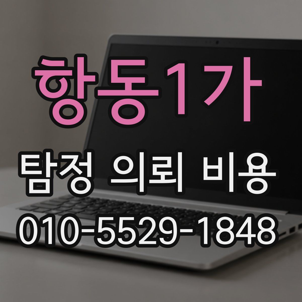 항동1가 탐정 의뢰 비용