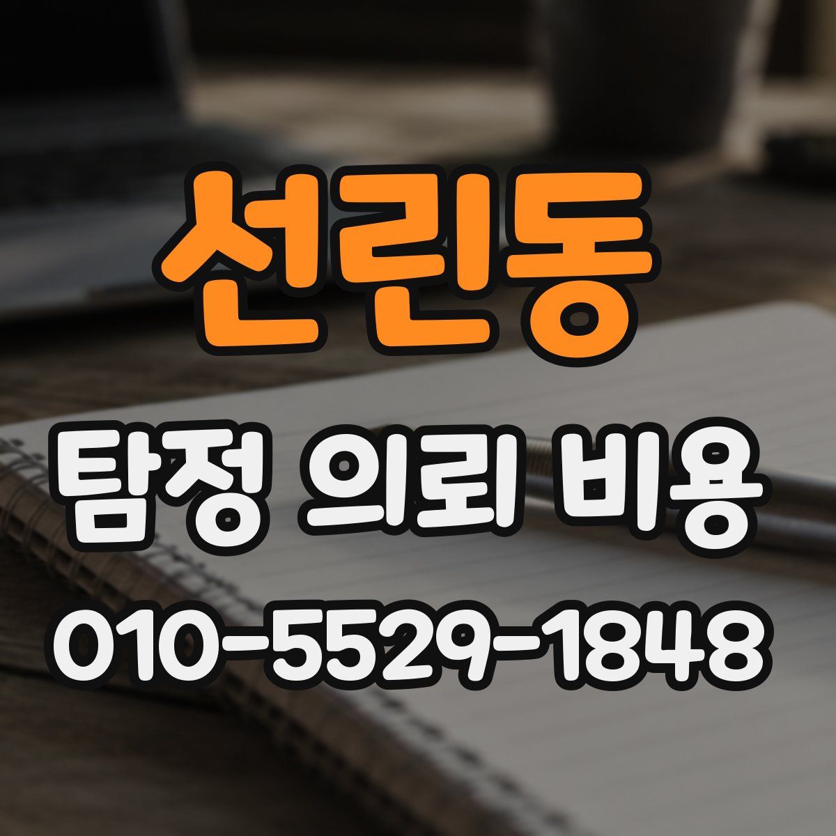 선린동 탐정 의뢰 비용