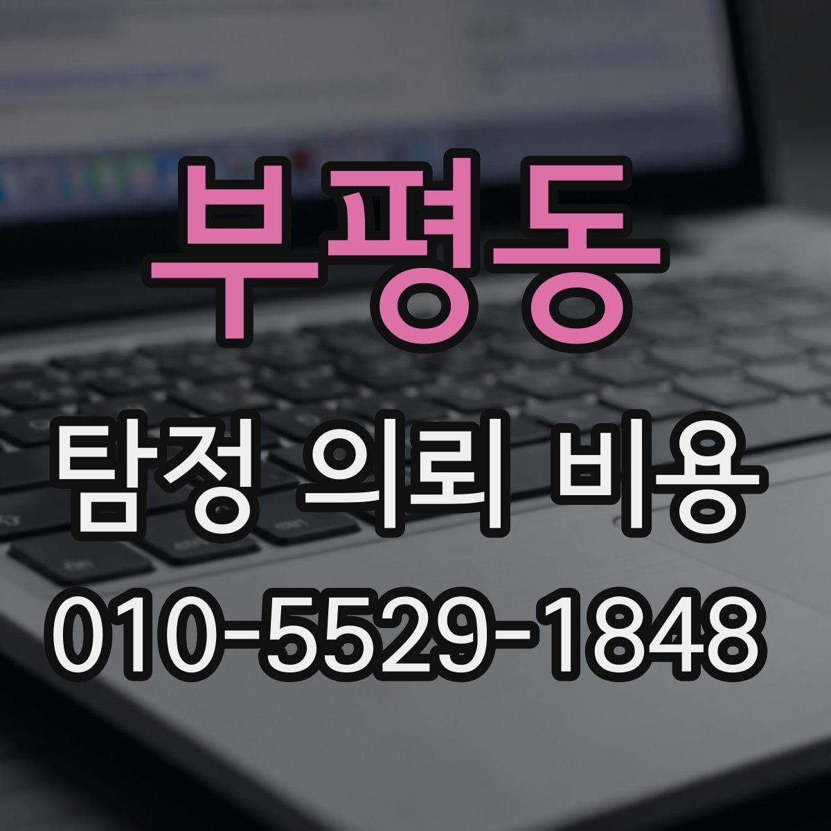 부평동 탐정 의뢰 비용