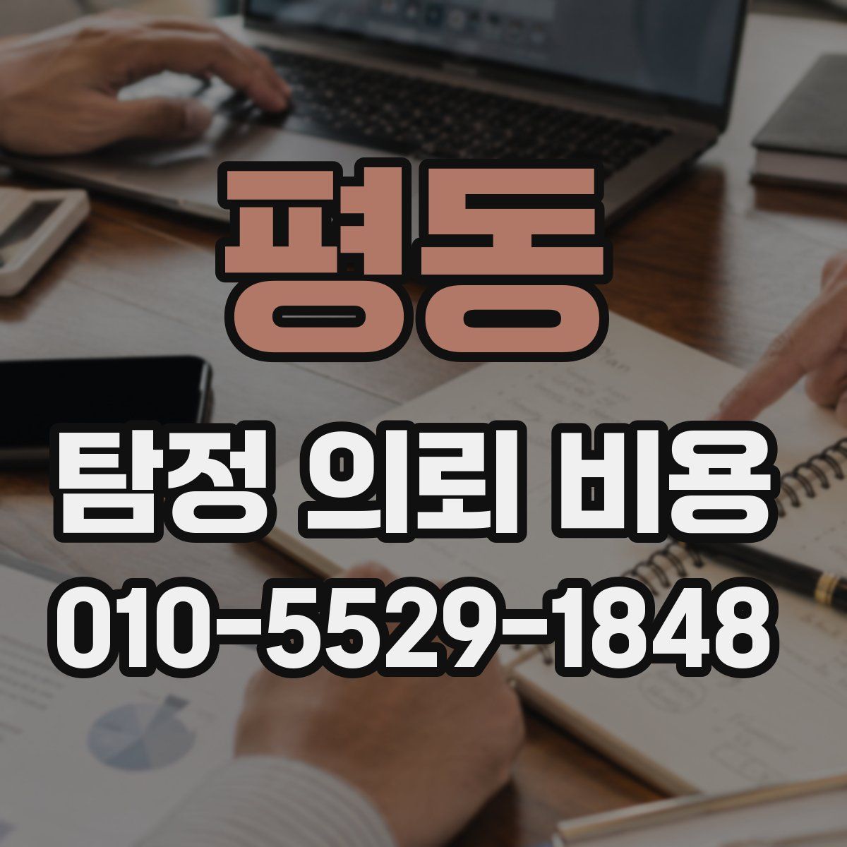평동 탐정 의뢰 비용
