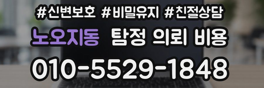노오지동 탐정 의뢰 비용