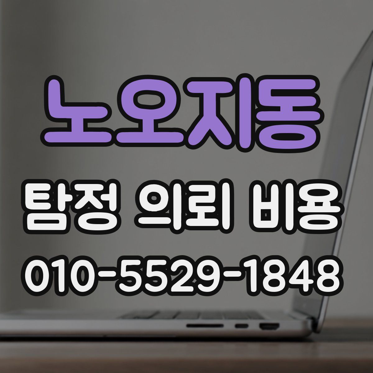 노오지동 탐정 의뢰 비용