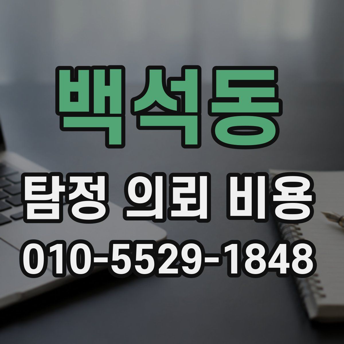 백석동 탐정 의뢰 비용