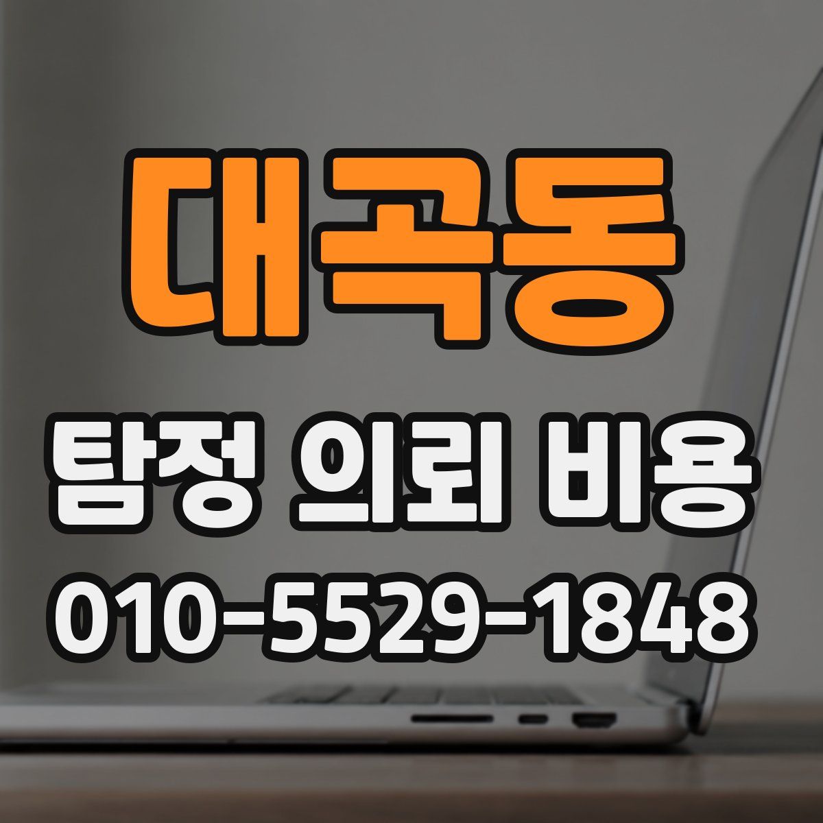 대곡동 탐정 의뢰 비용