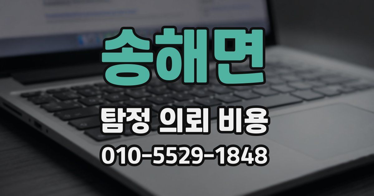 송해면 탐정 의뢰 비용