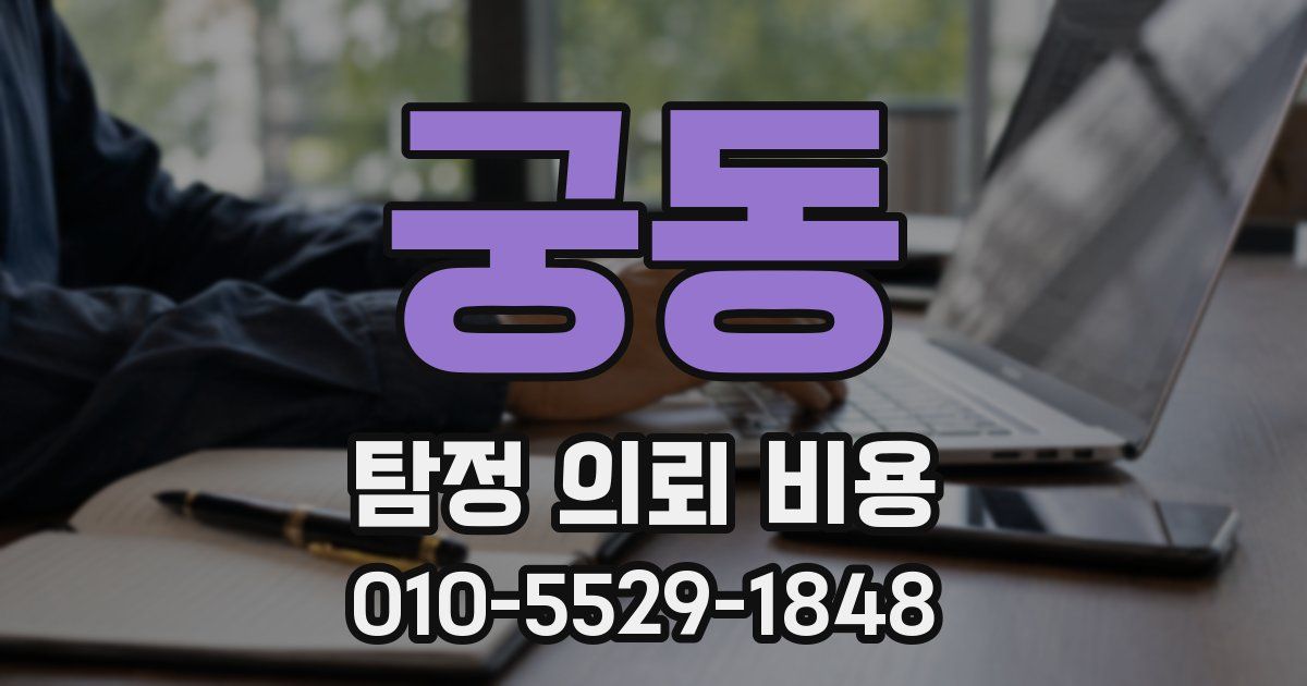 궁동 탐정 의뢰 비용
