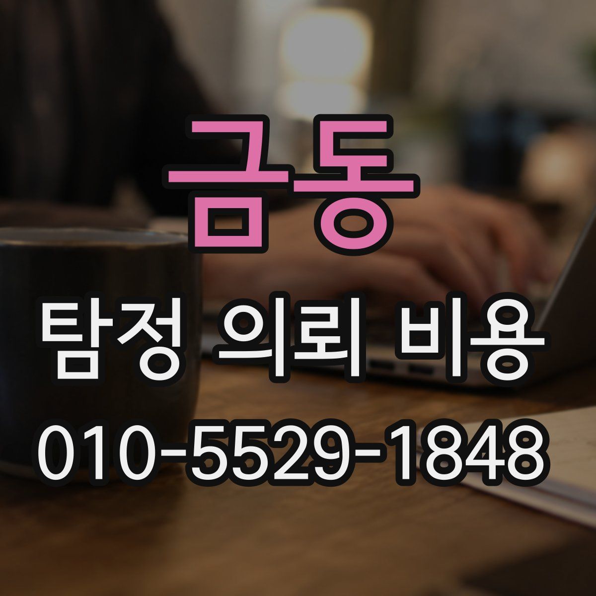 금동 탐정 의뢰 비용