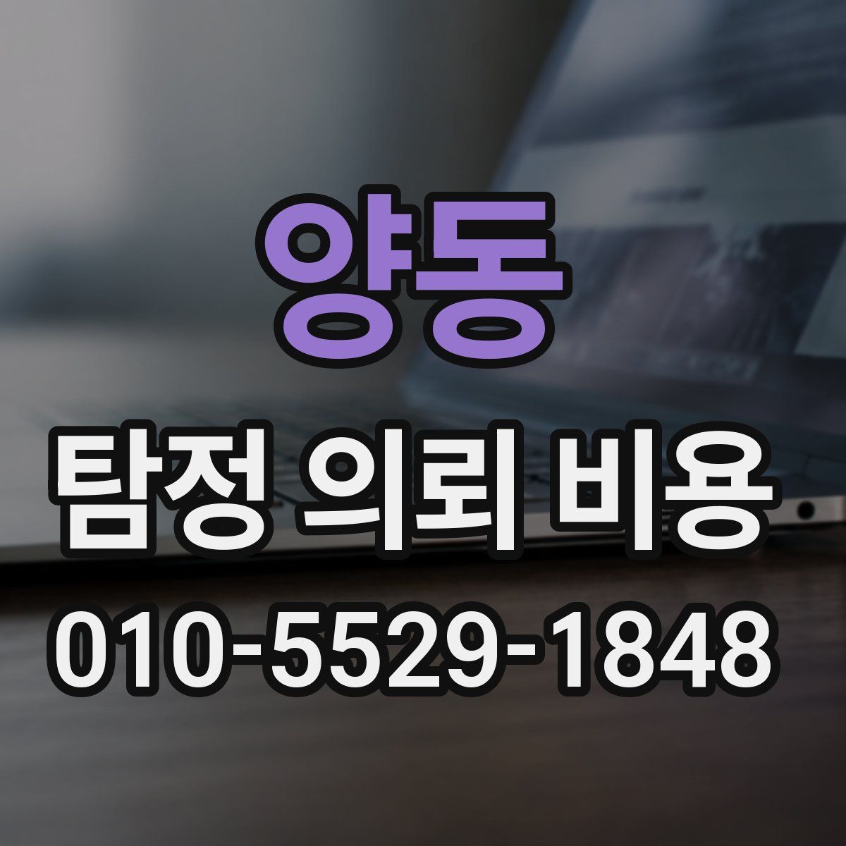 양동 탐정 의뢰 비용