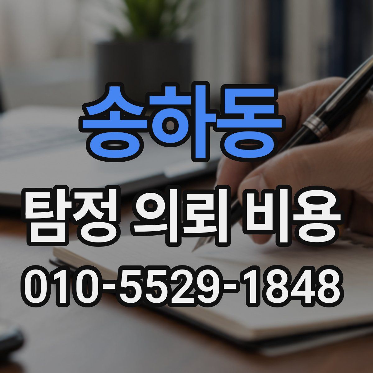 송하동 탐정 의뢰 비용