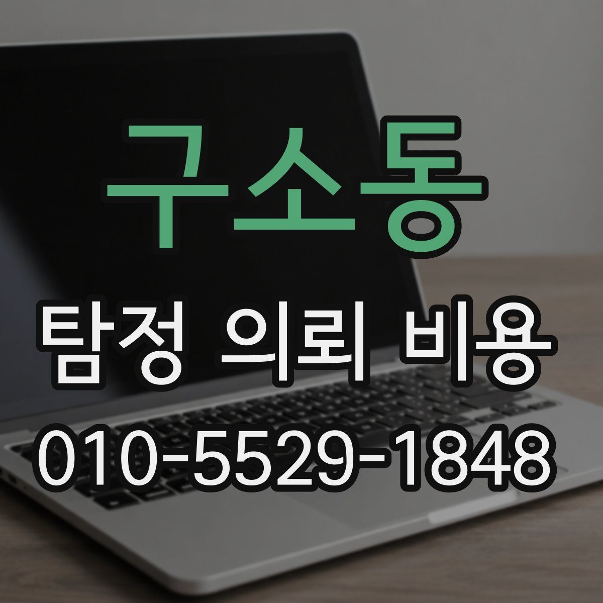구소동 탐정 의뢰 비용