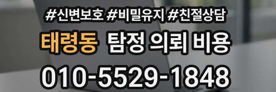 태령동 탐정 의뢰 비용