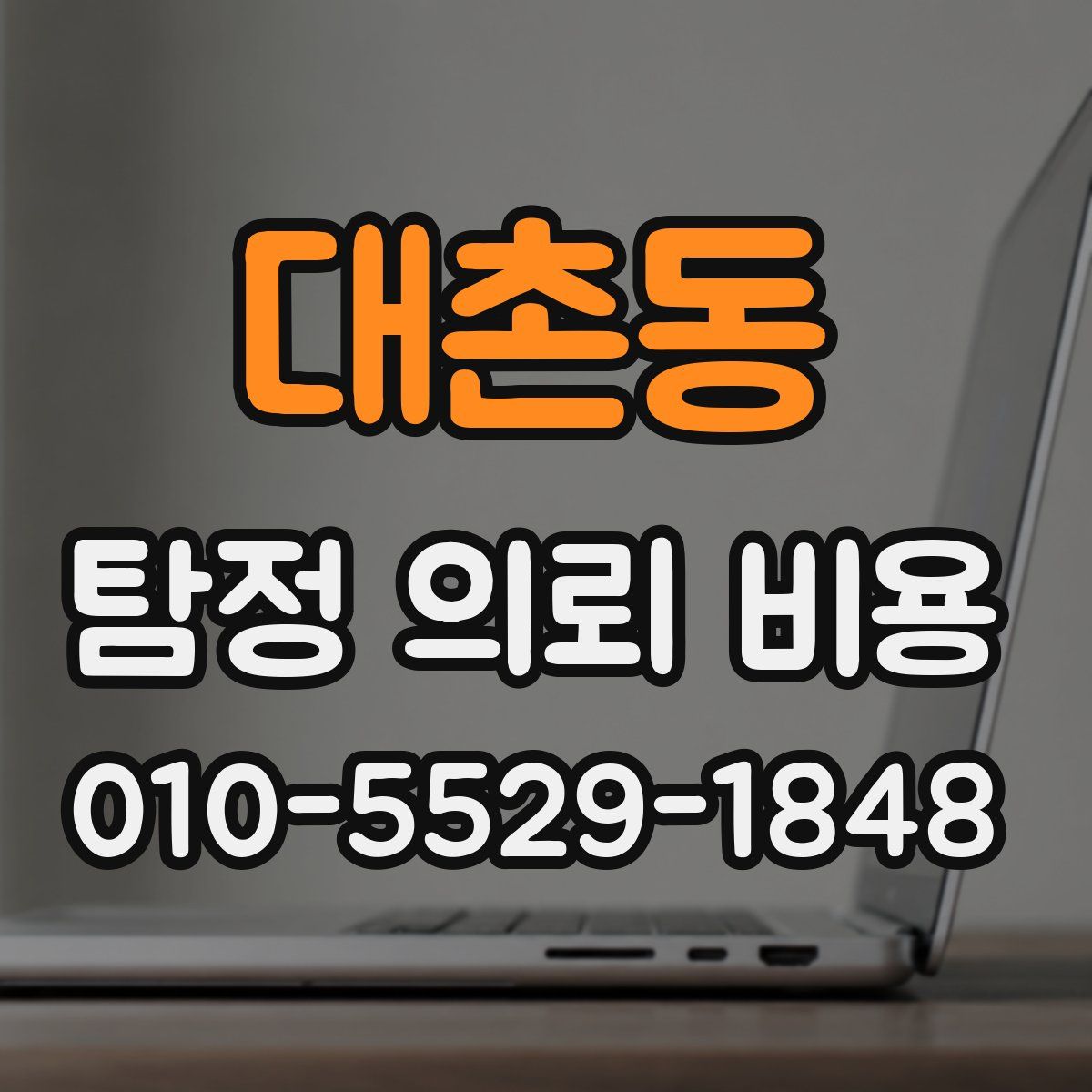 대촌동 탐정 의뢰 비용