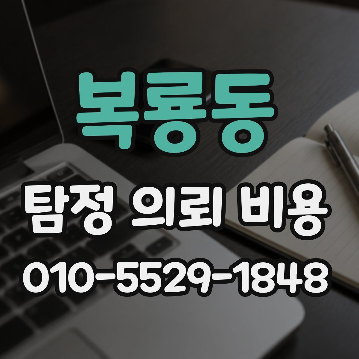 복룡동 탐정 의뢰 비용
