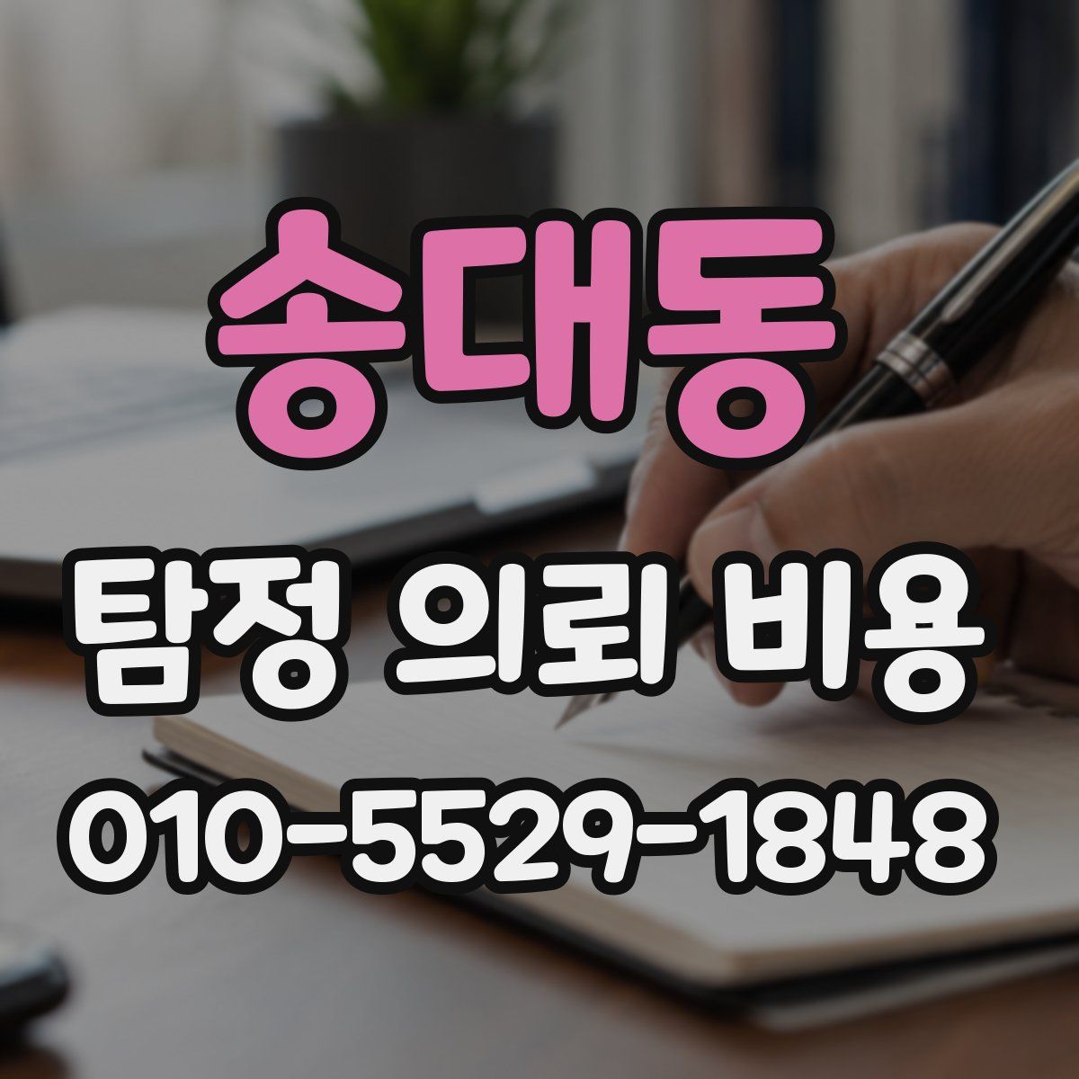 송대동 탐정 의뢰 비용