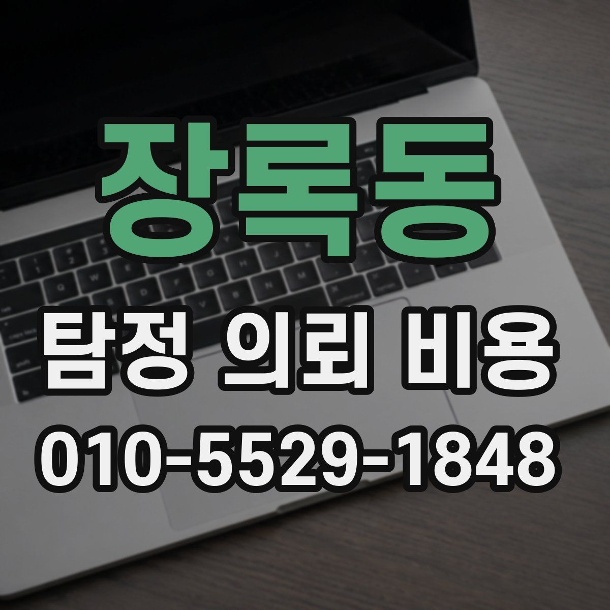 장록동 탐정 의뢰 비용