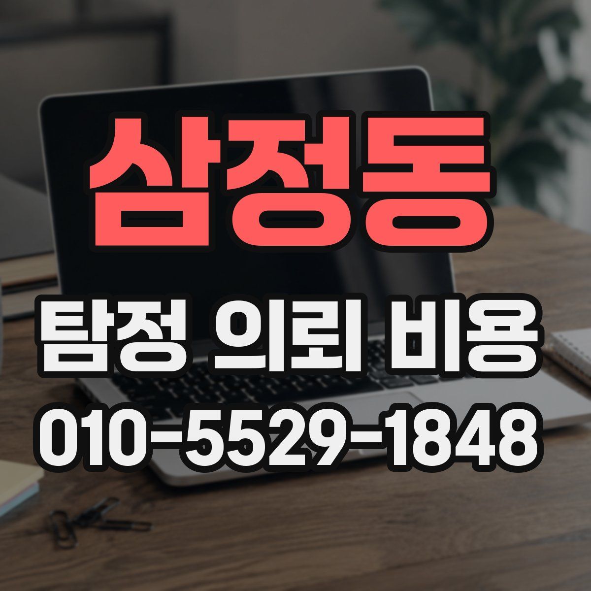 삼정동 탐정 의뢰 비용