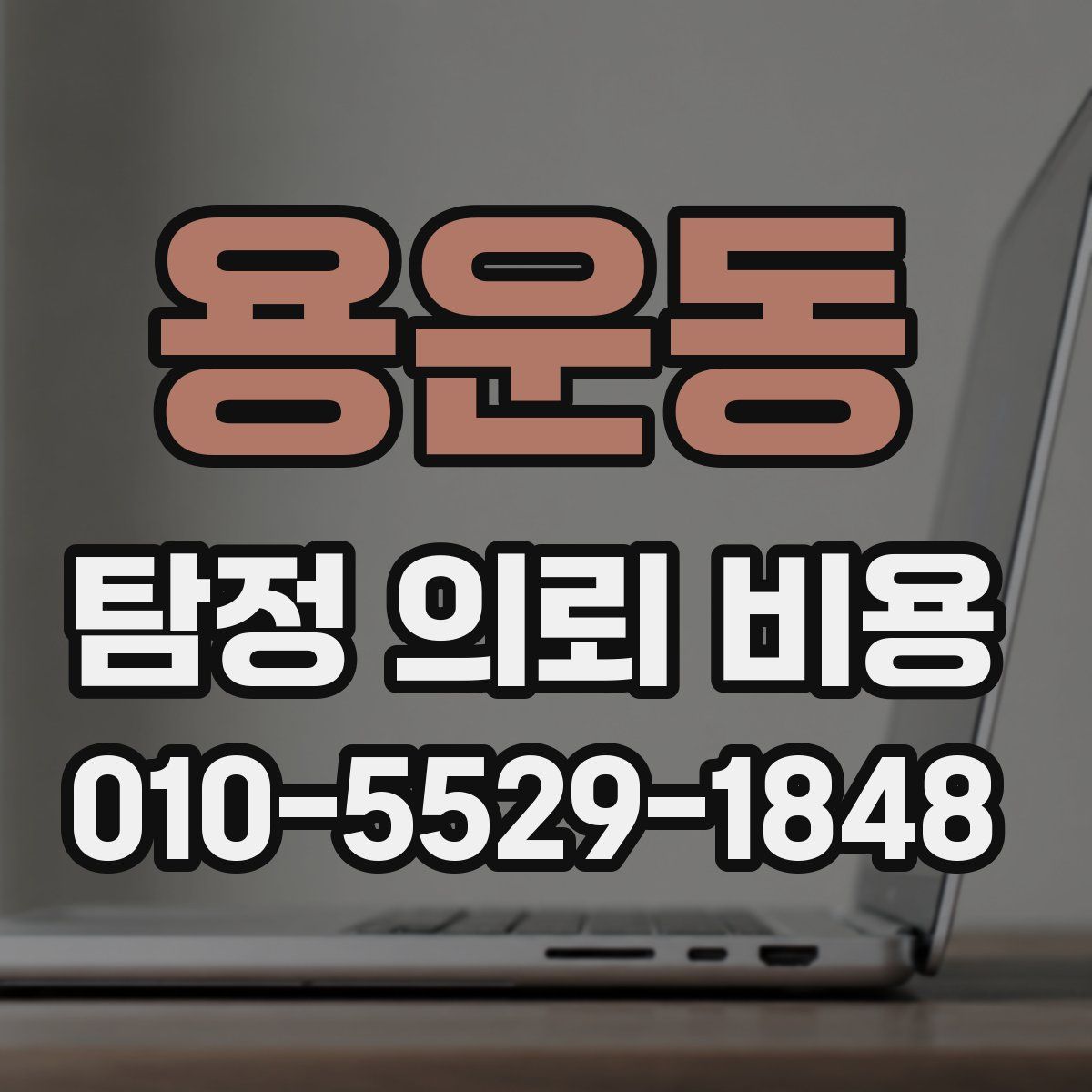 용운동 탐정 의뢰 비용