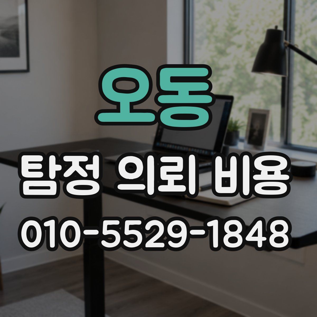 오동 탐정 의뢰 비용