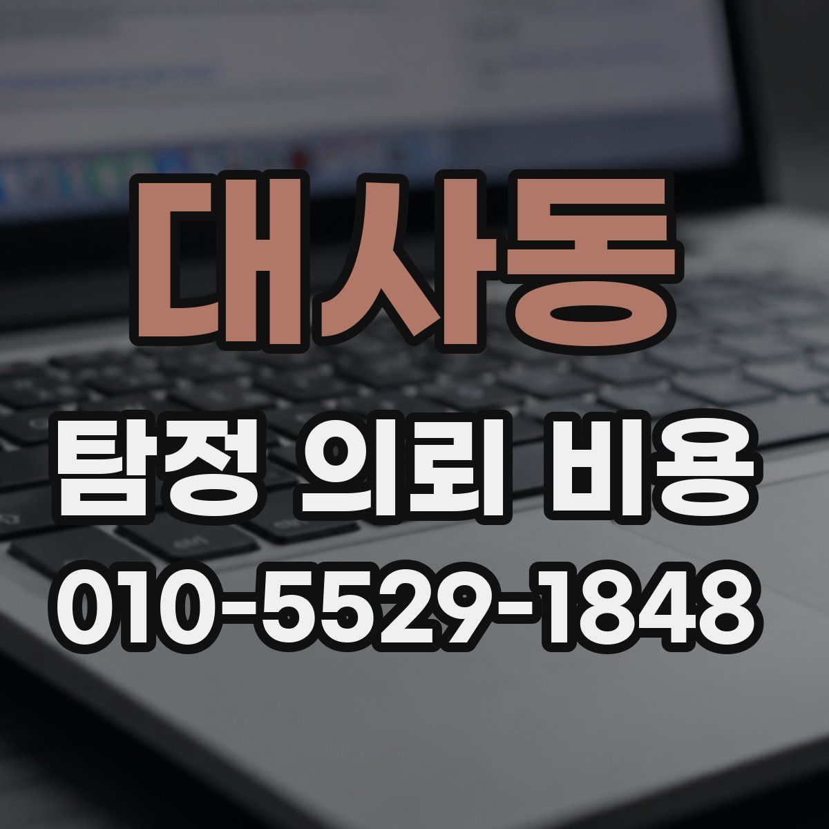 대사동 탐정 의뢰 비용