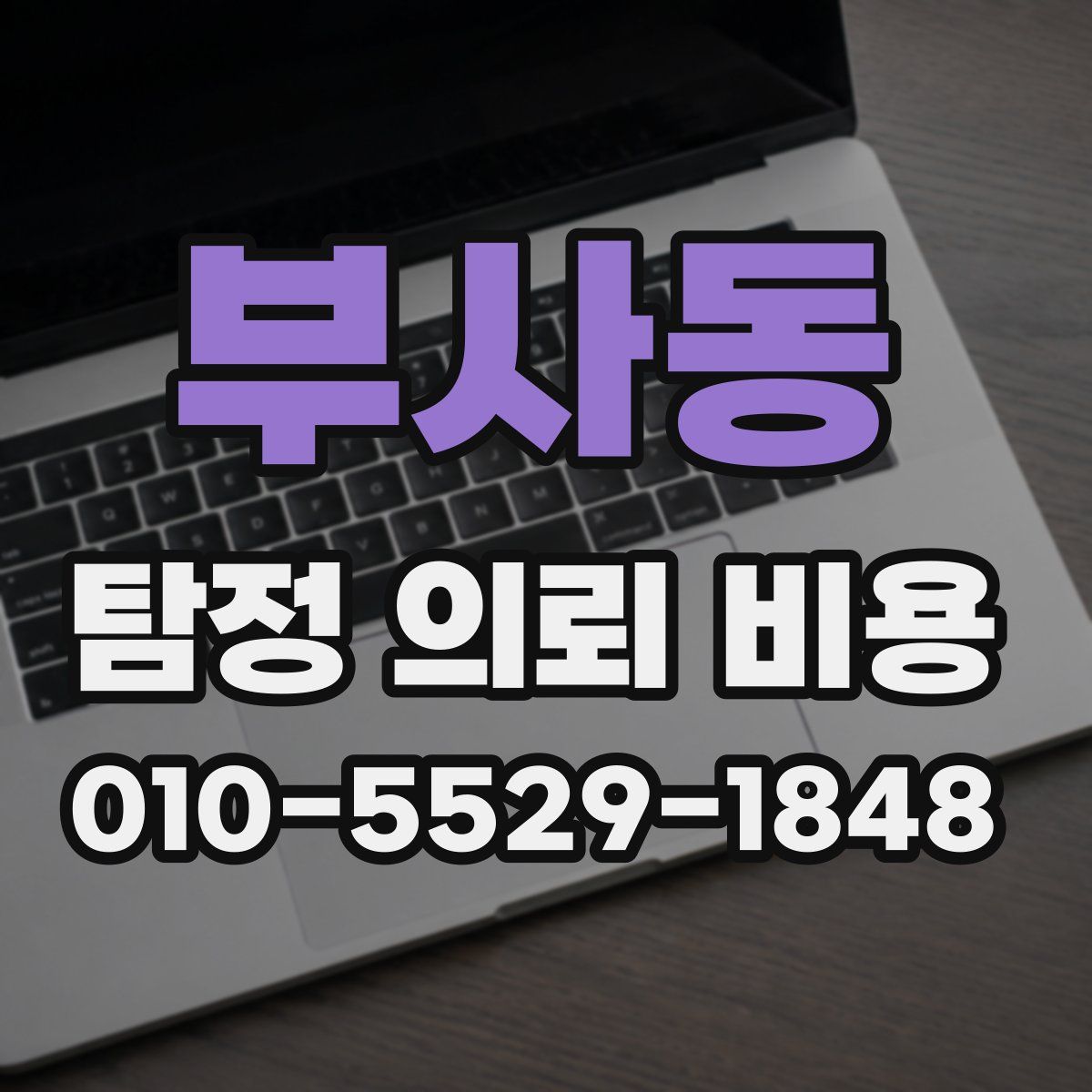 부사동 탐정 의뢰 비용