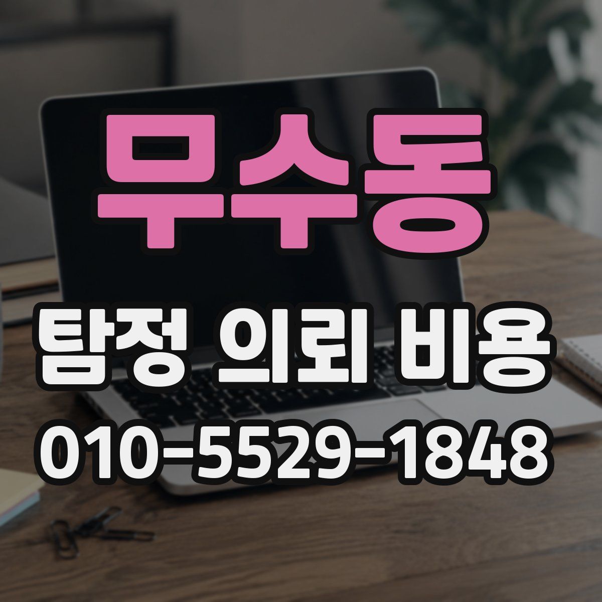 무수동 탐정 의뢰 비용