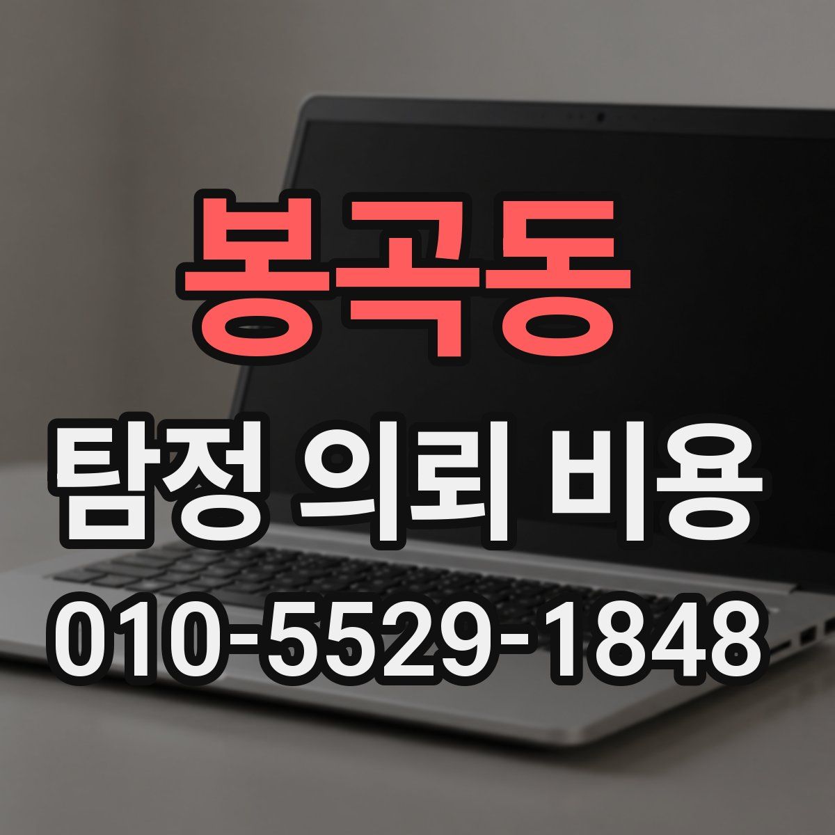 봉곡동 탐정 의뢰 비용