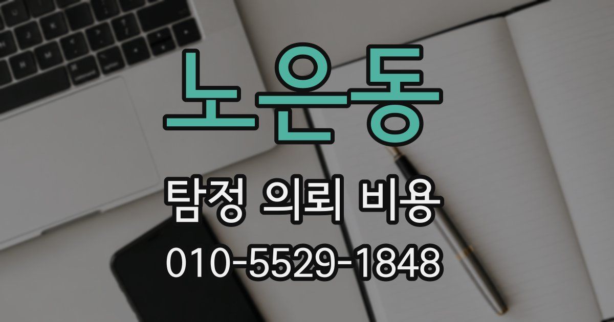 노은동 탐정 의뢰 비용